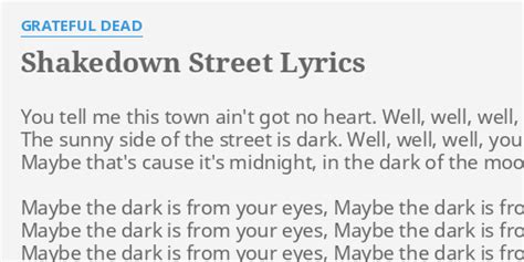 shakedown street lyrics